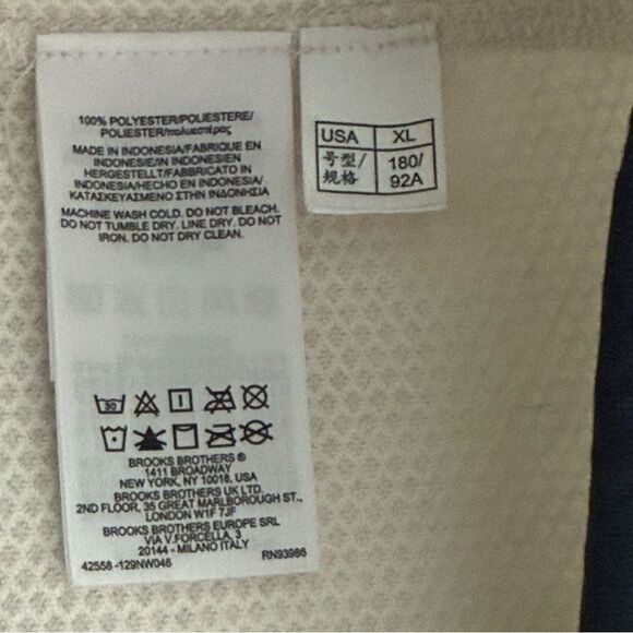 Brooks Brothers Teddy Pile Plush Fleece Half-Zip Pullover in White Women’s XL - Picture 6 of 15